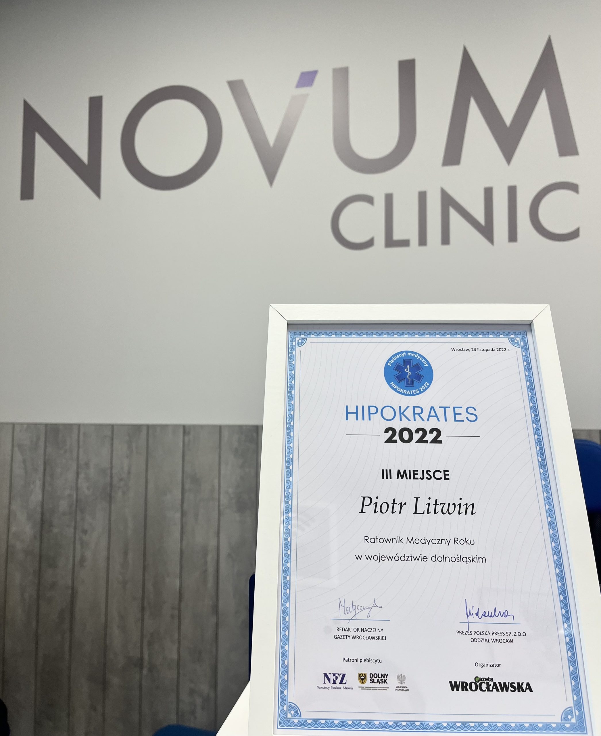 Iii Miejsce W Plebiscycie Novum Clinic 9064